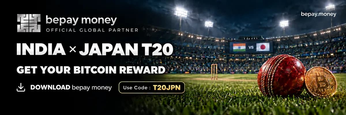 bepay money Becomes Official Global Partner of Historic First India–Japan T20I